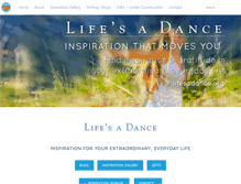 Tablet Screenshot of lifesadance.org